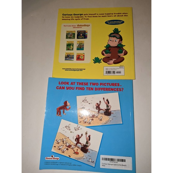 Lot of 11 Vintage 1950 - 2002 Curious George PB Books Rare Collectible - Picture 7 of 14